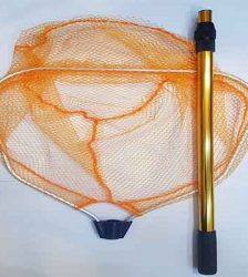 تور دسته دار ماهیگیری تلسکوپی نارنجی