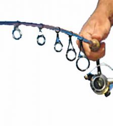 پک حلقه چوبهای ماهیگیری 4/5 متری