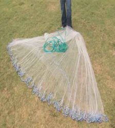 تور ماهیگیری پرتابی 12 متری نخی سفید