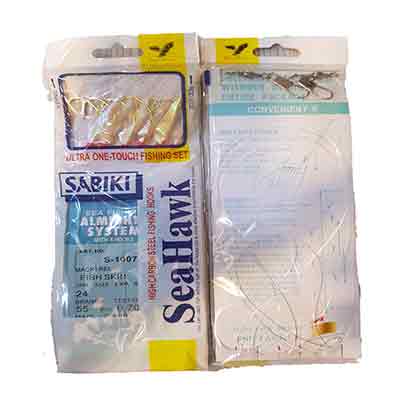 قلاب ماهیگیری Sabiki سایز 24 SeaHawk قلاب ماهیگیری Sabiki سایز 24 SeaHawk