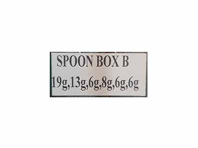 انواع قاشقک ماهیگیری مدل SpoonBox B انواع قاشقک ماهیگیری مدل SpoonBox B