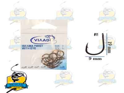 قلاب ماهيگيري پايه کوتاه مدل Iseama-Twist-11 قلاب ماهيگيري پايه کوتاه مدل Iseama-Twist-11