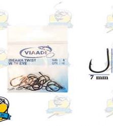 قلاب ماهيگيري پايه کوتاه مدل Iseama-Twist-8
