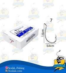 قلاب ماهیگیری سایز 7 کد Youvella-12196 مدل پایه کوتاه