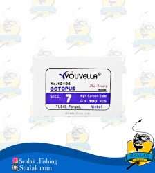 قلاب ماهیگیری سایز 7 کد Youvella-12196 مدل پایه کوتاه