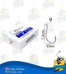 قلاب ماهیگیری سایز 9 کد Youvella-12196 مدل پایه کوتاه