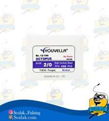 قلاب ماهیگیری سایز 2/0 کد Youvella-12196 مدل پایه کوتاه