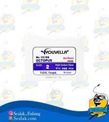 قلاب ماهیگیری سایز 2 کد Youvella-12196 مدل پایه کوتاه