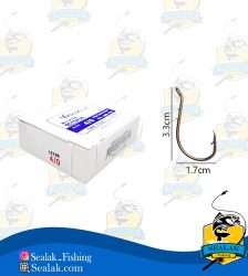 قلاب ماهیگیری سایز 4/0 کد Youvella-12196 مدل پایه کوتاه