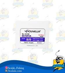 قلاب ماهیگیری سایز 5/0 کد Youvella-12196 مدل پایه کوتاه