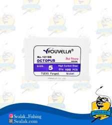 قلاب ماهیگیری سایز 5 کد Youvella-12196 مدل پایه کوتاه