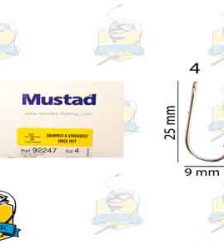   قلاب ماهیگیری شماره 4 مدل Mustad-92247