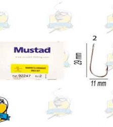 قلاب ماهیگیری شماره 2 مدل Mustad-92247