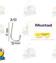 قلاب ماهیگیری شماره 3/0 مدل Mustad-92247