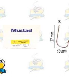 قلاب ماهیگیری شماره 3 مدل Mustad-92247