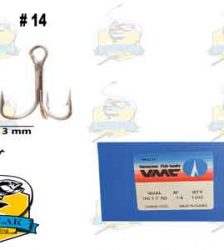 قلاب ماهیگیری سه شاخ شماره VMC-14 کد 9617TI