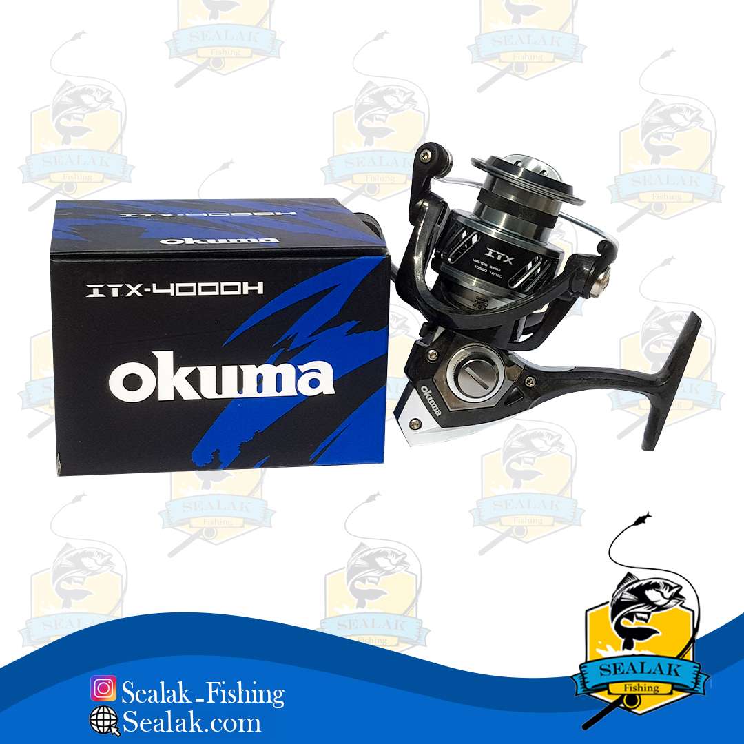 4003-Recovered چرخ ماهیگیری برند Okuma مدل ITX-4000H
