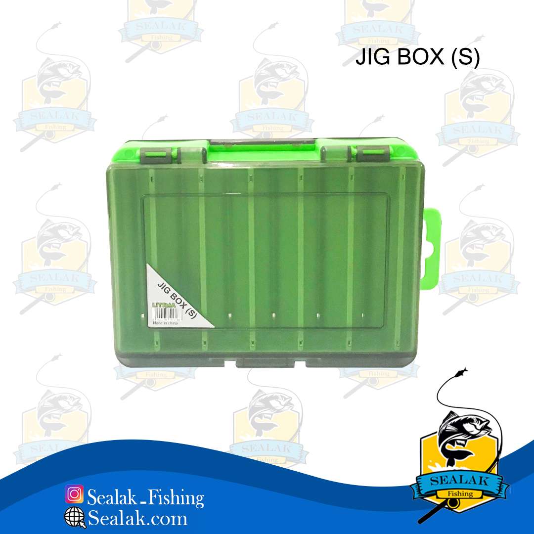 جعبه جیگ ماهیگیری Littma سایز کوچک دو طرفه کد S جعبه جیگ ماهیگیری Littma سایز کوچک دو طرفه کد S