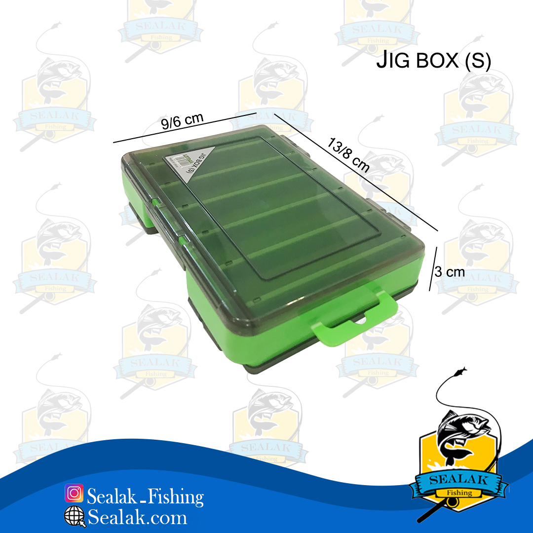 جعبه جیگ ماهیگیری Littma سایز کوچک دو طرفه کد S جعبه جیگ ماهیگیری Littma سایز کوچک دو طرفه کد S