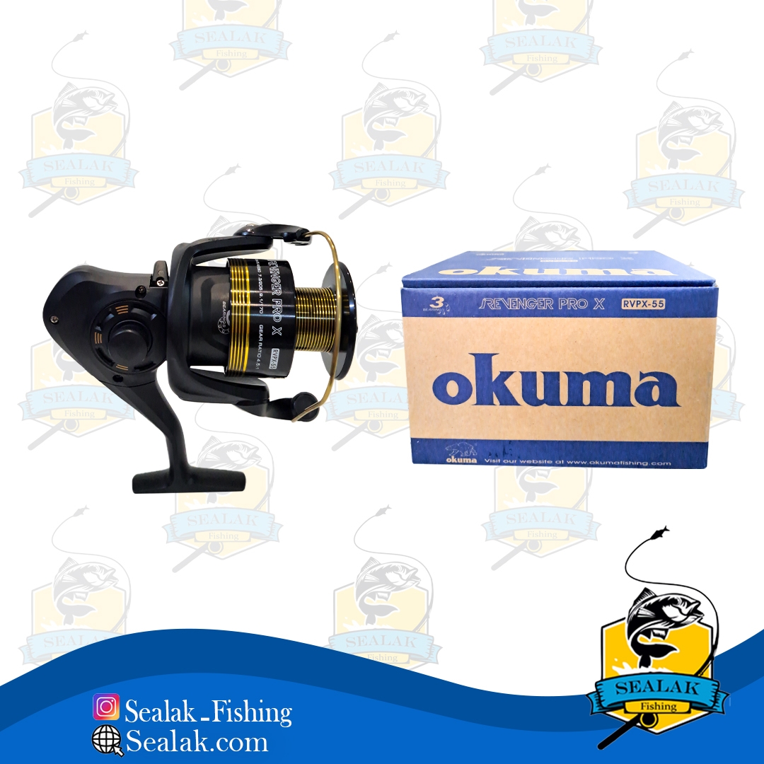 چرخ ماهیگیری Revenger Pro-X کد RVPX-55 برند Okuma چرخ ماهیگیری Revenger Pro-X کد RVPX-55 برند Okuma