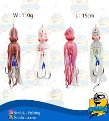 جیگ ماهیگیری کد OC110G مدل Octopus