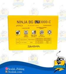 چرخ ماهیگیری برند Daiwa مدل Ninja-3000C کد BG-LT