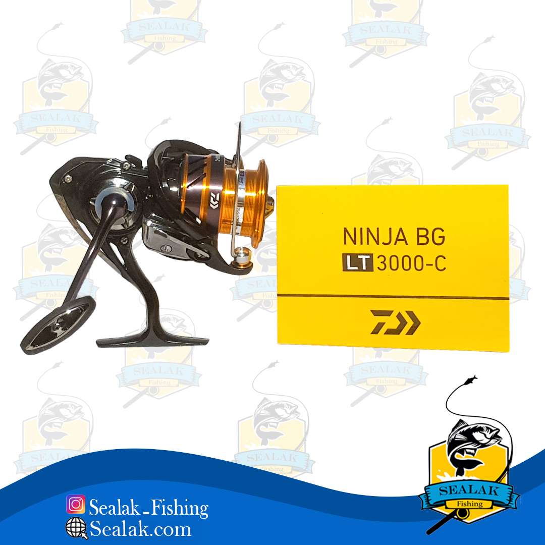 چرخ ماهیگیری برند Daiwa مدل Ninja-3000C کد BG-LT چرخ ماهیگیری برند Daiwa مدل Ninja-3000C کد BG-LT