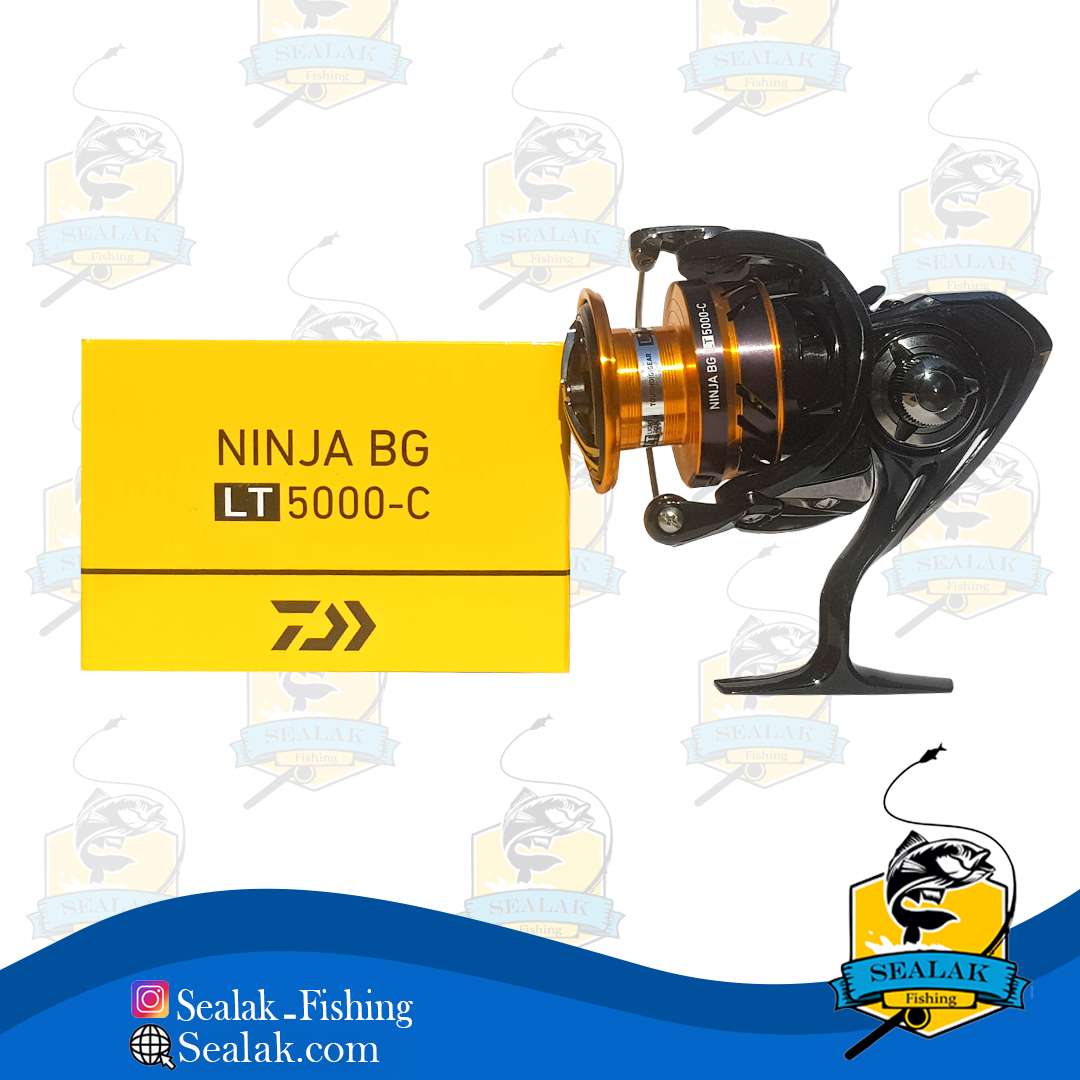 چرخ ماهیگیری برند Daiwa مدل Ninja-5000C کد BG-LT چرخ ماهیگیری برند Daiwa مدل Ninja-5000C کد BG-LT