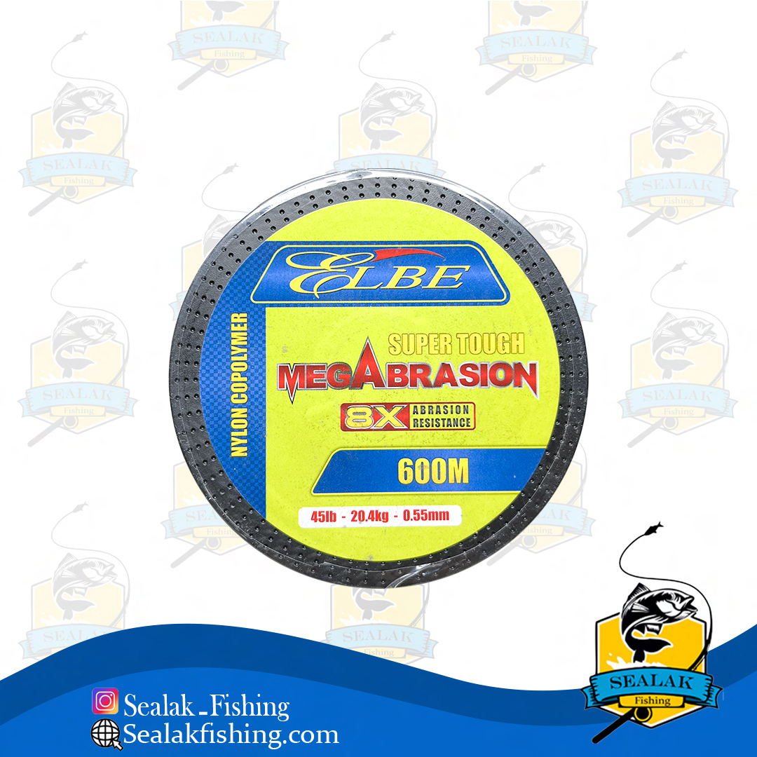 نخ ماهیگیری 600 متری برند Elbe مدل Mega Abrasion نخ ماهیگیری 600 متری برند Elbe مدل Mega Abrasion