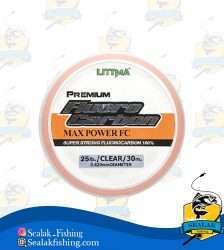 نخ فلوروکربن ماهیگیری Littma مدل Max-Power شماره 0.42MM