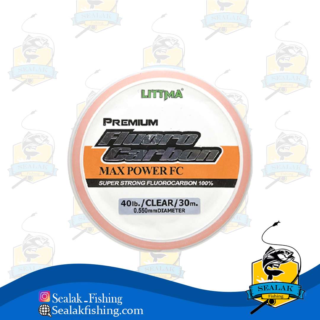 نخ فلوروکربن ماهیگیری Littma مدل Max-Power شماره 0.55MM نخ فلوروکربن ماهیگیری Littma مدل Max-Power شماره 0.55MM