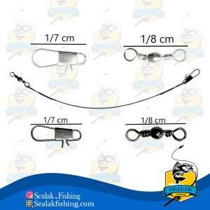 سیم لیدر ماهیگیری Linx مدل NCT با گیره و هرزگرد