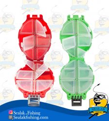 جعبه قلاب ماهیگیری مدل لاک پشتی کد T12