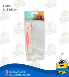 رشته قلاب ماهیگیری OSH دارای اختاپوس برند Ocean-Fly