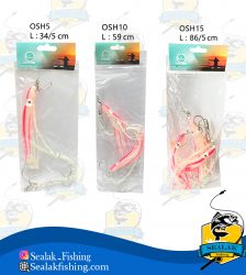 رشته قلاب ماهیگیری OSH دارای اختاپوس برند Ocean-Fly