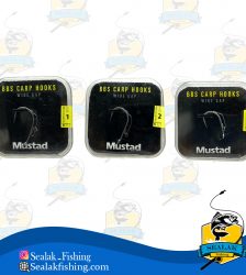 قلاب ماهیگیری برند Mustad مدل BBS-Carp کد 60550NP کپوری