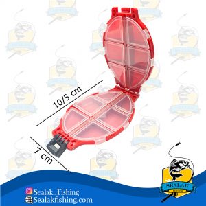جعبه قلاب ماهیگیری مدل لاک پشتی کد T12