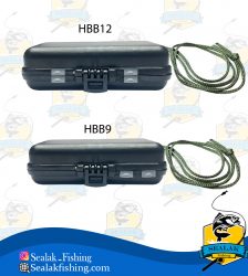 جعبه قلاب ماهیگیری مدل HBB تاشو مشکی