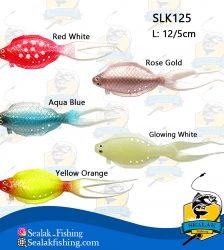 طعمه مصنوعی ماهیگیری کد SLK125 ژله ای مدل کفشک