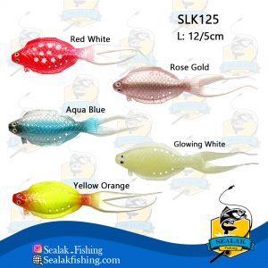 طعمه مصنوعی ماهیگیری کد SLK125 ژله ای مدل کفشک