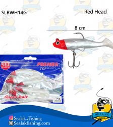 طعمه مصنوعی ماهیگیری Super-Bait مدل SLBWH14G ژله ای